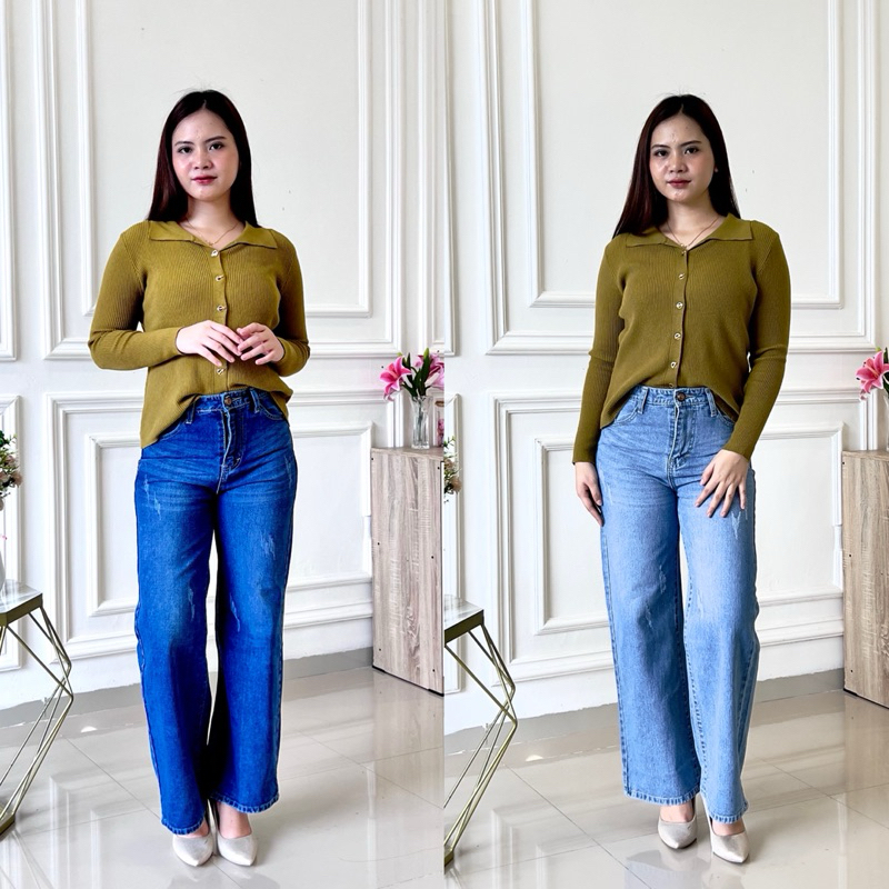 KULOT 3404 K || CELANA JEANS KULOT WANITA TERBARU || OOTD FASHION WANITA ||