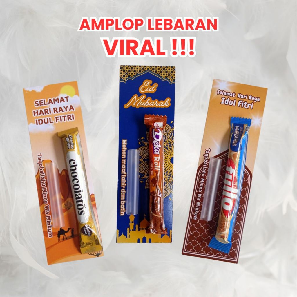 

Amplop Gulung Lebaran Snack Viral | Angpao THR Amplop Unik Hadiah Lebaran Bocil Anak-Anak