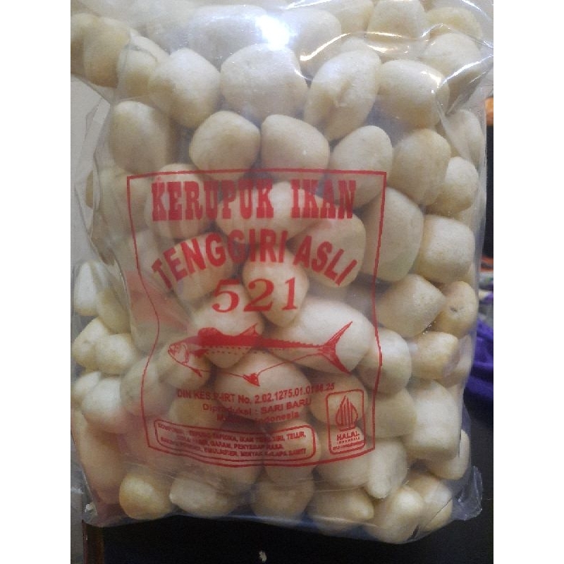 

Kerupuk Ikan Tenggiri Super 250 gram