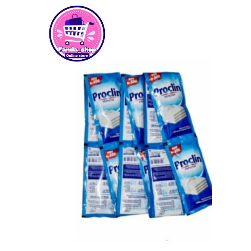 PROCLIN Sachet - 30ml / PROCLIN Pemutih Baju/Pemutih pakaian sachet /PROCLIN renceng