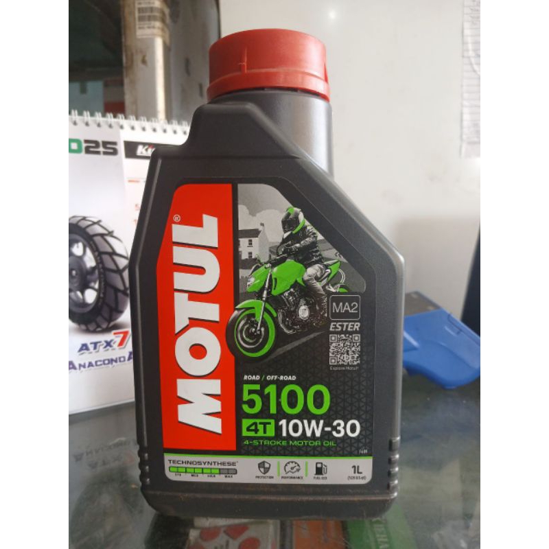 Oli Motul 5100 10W-30 atau 10W-40 1L