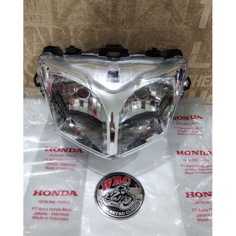 Reflektor Lampu Depan Honda Supra X 125 Helm In Asli Ori AHM 33120 - KYZ - 901