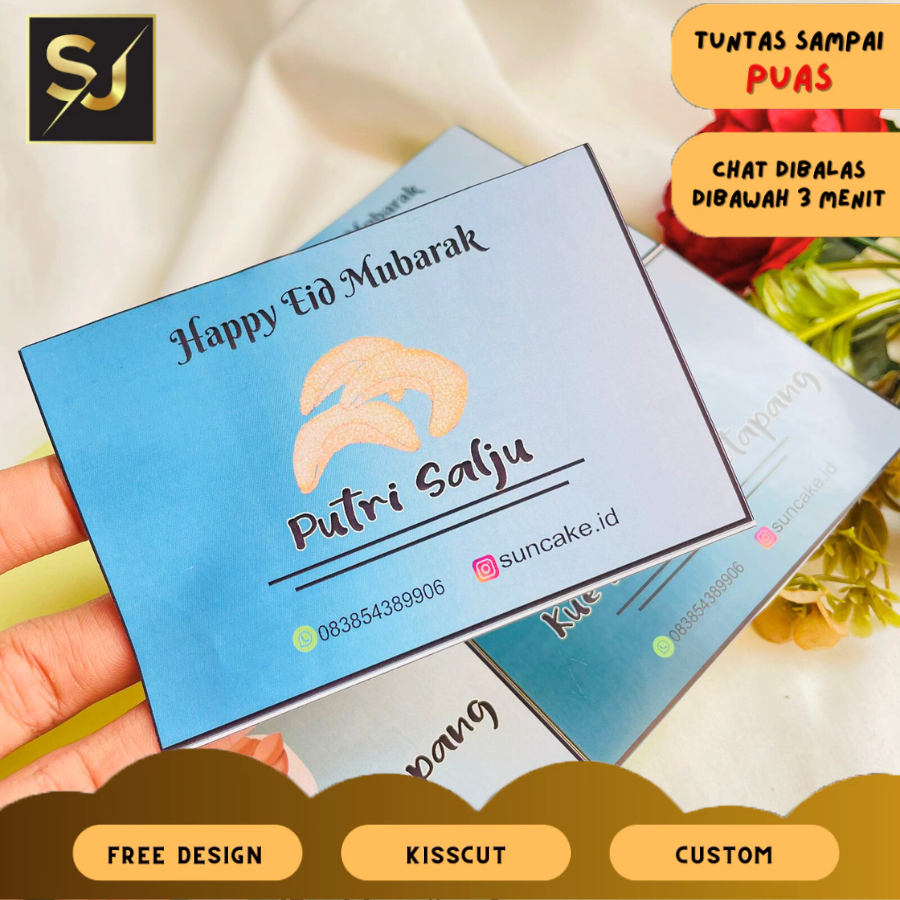 

Sticker Toples Custom Lebaran idul Fitri, Ramadan, Puasa 2025