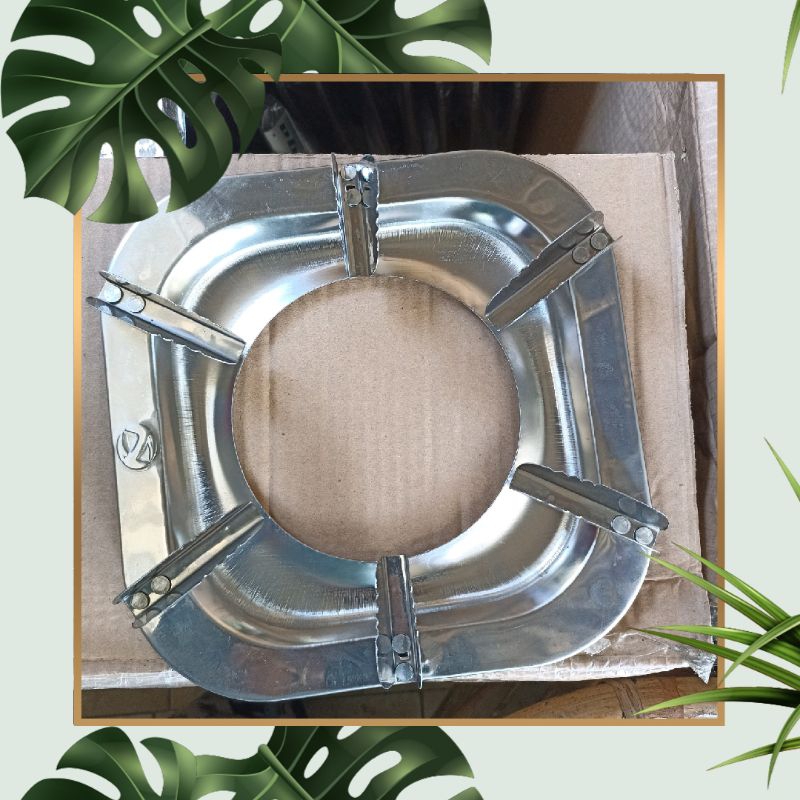 (STAINLESS) Tatakan/Tataan/Dudukan kompor rinnai, rinai kaki 6
