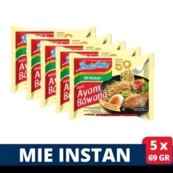 

[Paket isi 5] Indomie Mi Instan Rasa Ayam Bawang 69 gr
