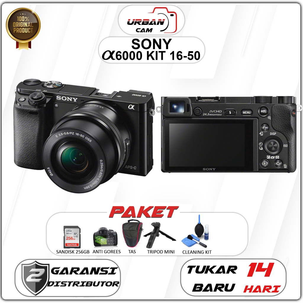 Sony a6000 Mirrorless Camera with 16-50mm / Sony Alpha A6000 kit 16-50mm / Sony A6000 Kit 16-50mm