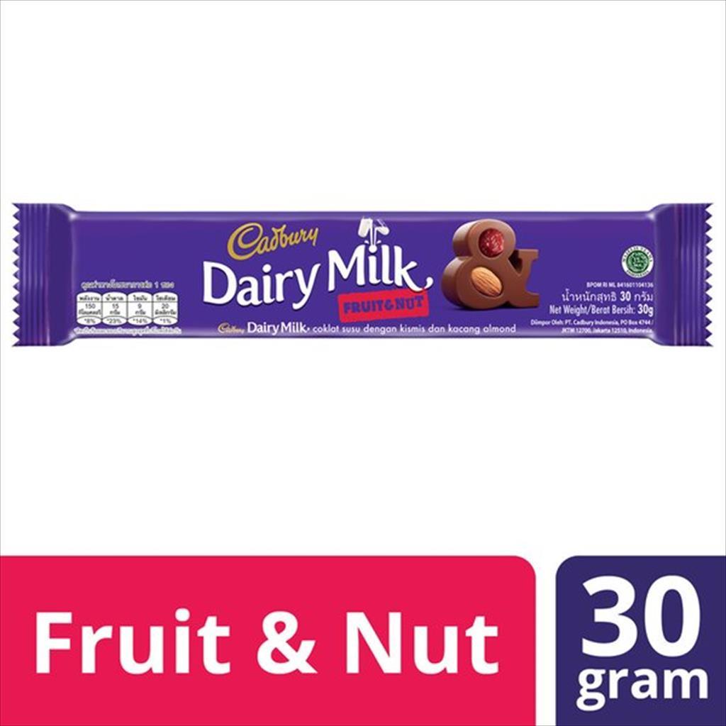 

CADBURY 30GR ALL VARIAN CASHEW NUT - DAIRY MILK - FRUITY AND NUT