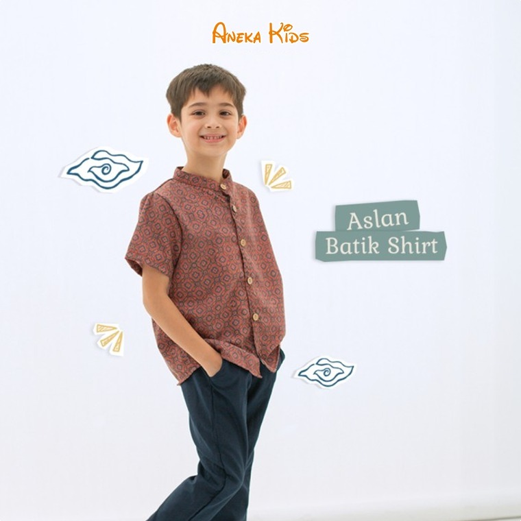 Ardenleon Collar Aslan Batik Shirt / Kemeja Batik Ardenleon