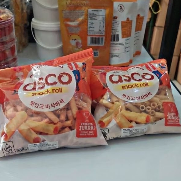 

ASCO SNACK ROLL 200 GRAM | CEMILAN LEZAT DAN RENYAH | SNACK MURAH MAKASSAR