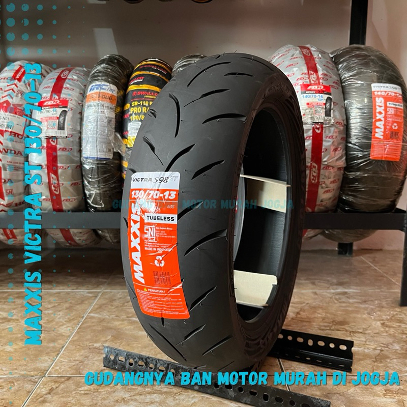Ban Motor Tubeless Ring 13 Maxxis Victra ST 130/70-13