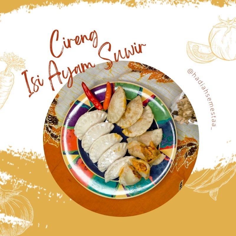 

Cireng isi ayam suwir