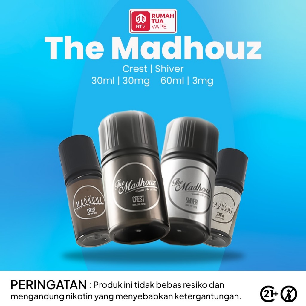 THE MADHOUZ 3MG 60ML | 30MG 30ML PREMIUM LIQUID VAPE