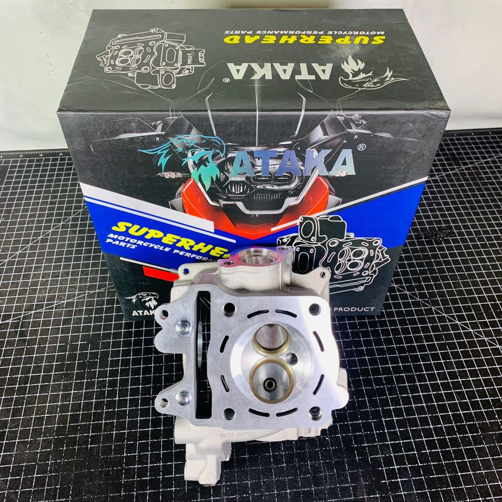 HEAD ATAKA RACING VARIO 125  150 HEAD VARIO ATAKA 31 26 (NON KLEP) PORTING CNC RRRACINGSHOP