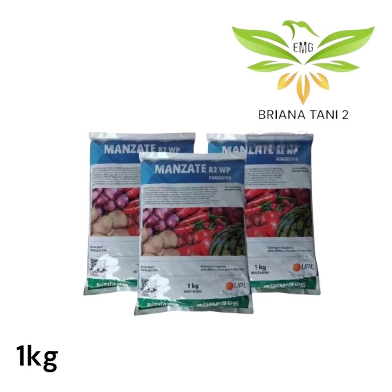 Manzate 82WP 1kg Mankozeb 82% Fungisida Pengendali Penyakit Busuk Pada Tanaman Sagrizeb UPL
