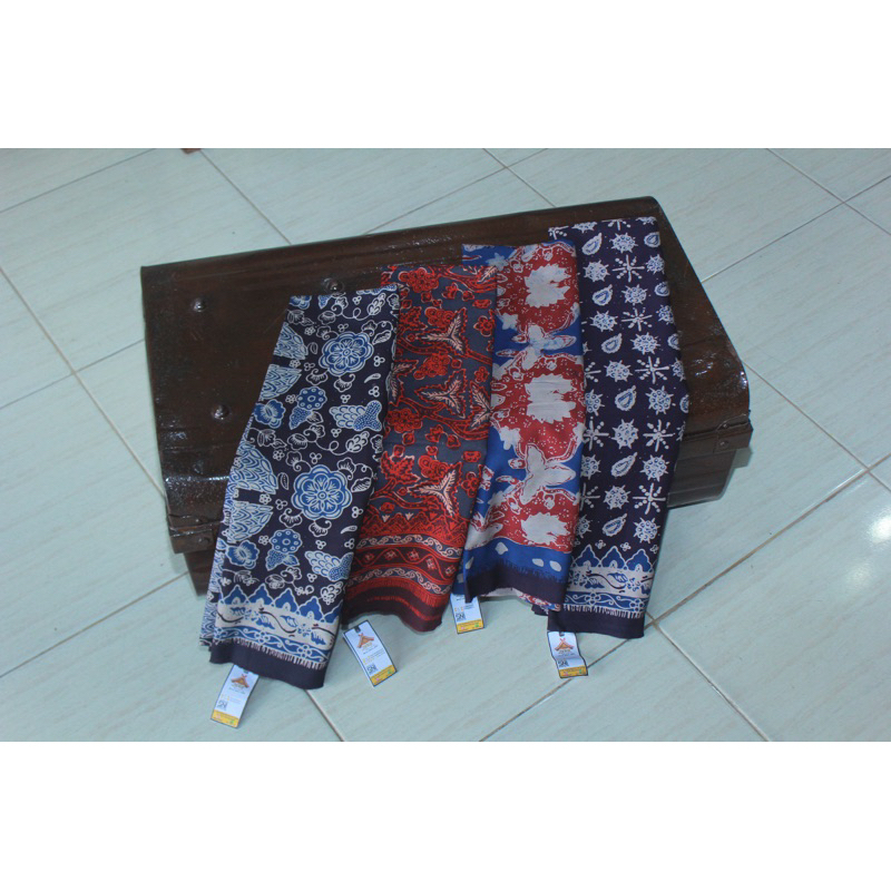 BATIK JAMBI ZHORIF - BAHAN DASAR BATIK CAP WARNA BIRU UNGGU