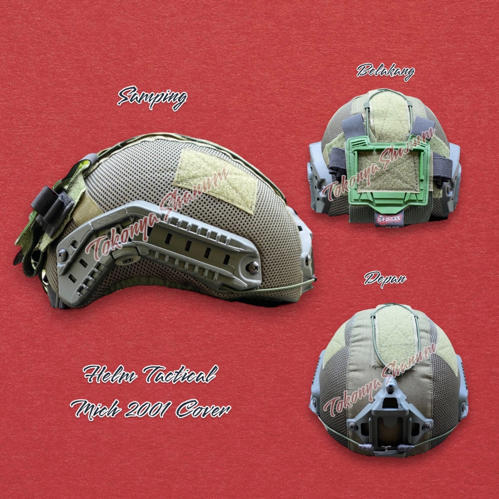 PROMO Helm Tempur / Helm TNI / Helm Safety / helmet tactical / helem tactical full cover MICH 2001