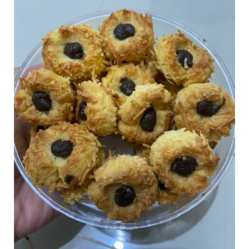 

Ready Kue Kering Thumbprint Coklat Keju 250gr