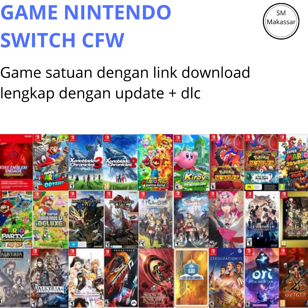 DATABASE LINK DOWNLOAD GAME NINTENDO SWITCH CFW BISA EMULATOR