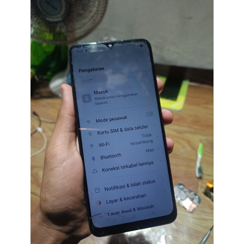 LCD+FREM OPPO A31 NORMAL ORIGINAL COPOTAN MINUS RETAK SENTUHAN AMAN