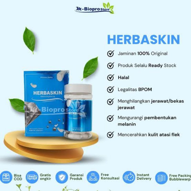 Herbaskin Original Pemutih Seluruh Tubuh Dan Penghilang Flek Hitam