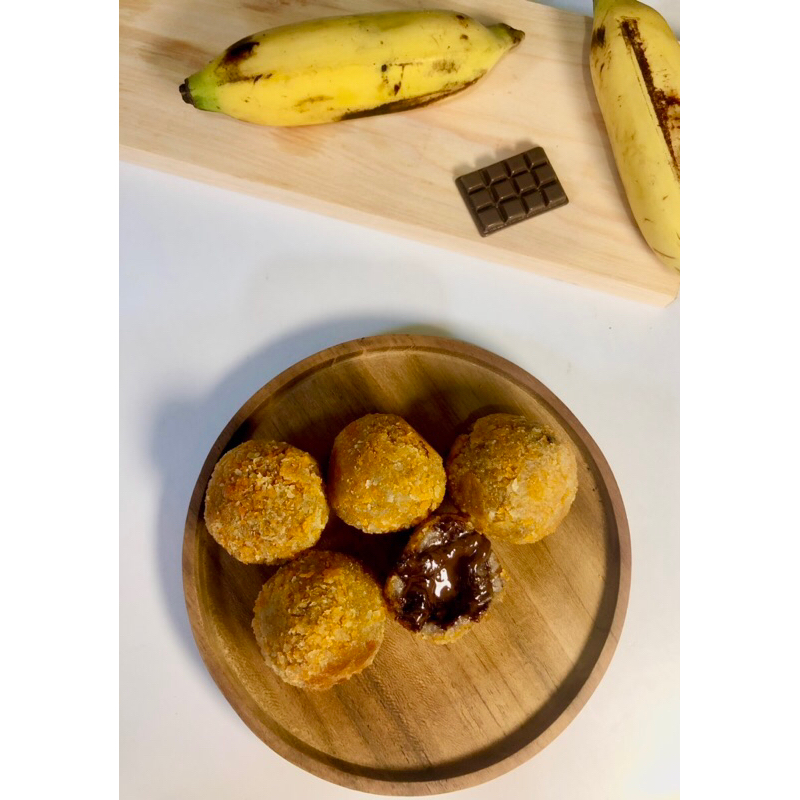 

Bola Pisang Larva Cokelat JajananTiNenk