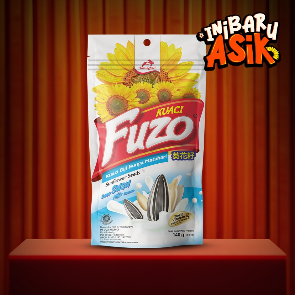 

FUZO Kuaci Biji Bunga Matahari - Milk 140 gram - TINGGI VITAMIN E