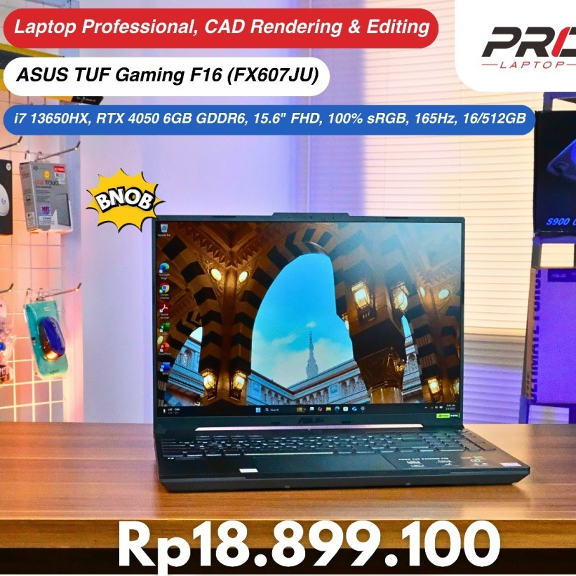 ASUS TUF Gaming F16 (FX607JU) i7 13650HX RTX 4050 16/512GB 16" 165Hz