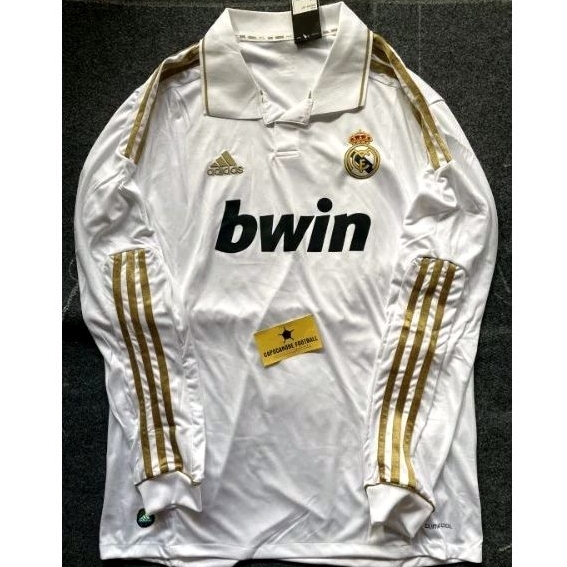 BAJU JERSEY real Madrid RETRO 11 12 13 14 2011 2012 2013 2014 Home LS Longsleeve Panjang Blokecore s