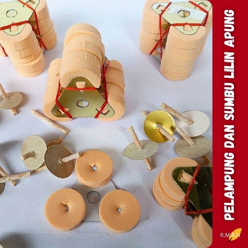 Pelampung dan sumbu lilin apung