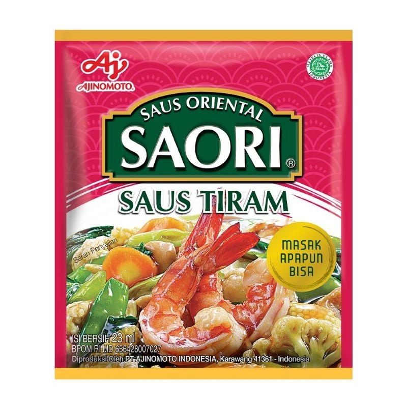 

SAORI Saus Tiram Oriental Oyster Sachet 23ml