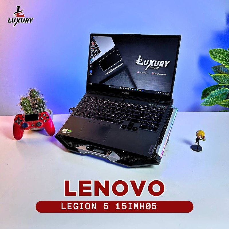 LAPTOP LENOVO LEGION 5 15IMH05 CORE I7 NVIDIA GTX 1650TI  4GB RAM 16GB DDR4 SSD 512GB LAYAR 144HZ BA