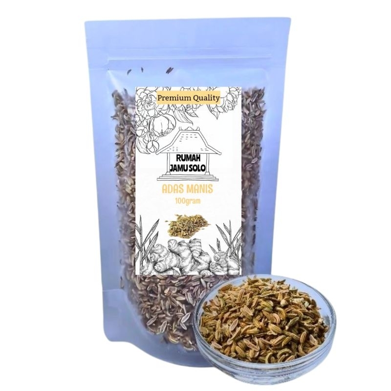 

100gr Adas Manis / Fennel Seeds / Rempah / JSR 100% PREMIUM QUALITY