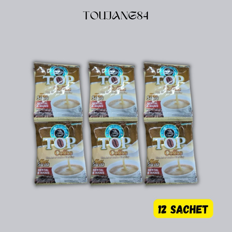 

TOP Coffee Susu Kental Manis 12 Sachet @30g