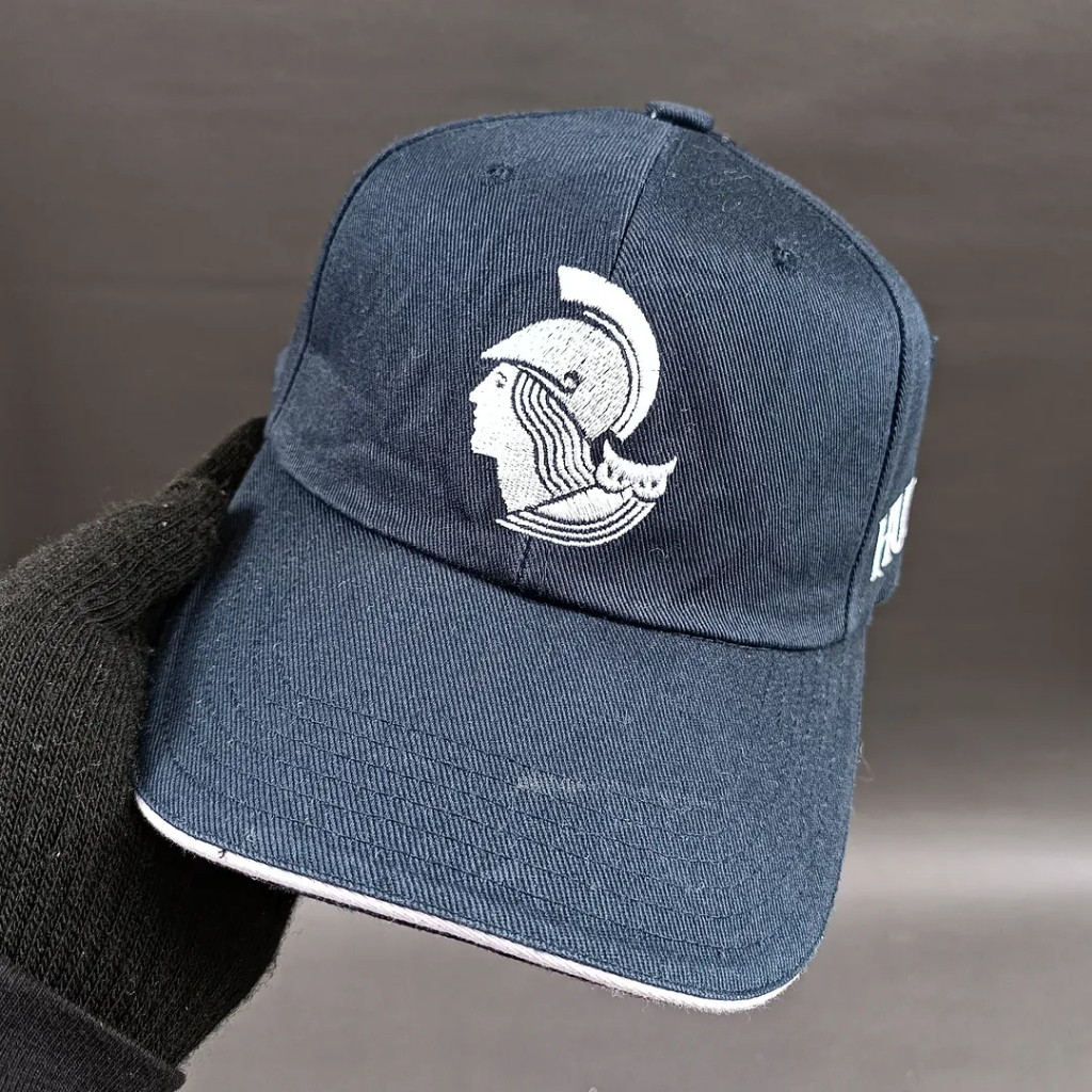 Topi Simple Cap Unisex Pria Wanita HUFS Navy