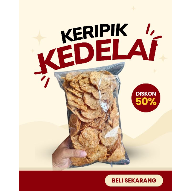 

Keripik Kedelai 1 kg Enak Gurih jajanan lebaran cemilan camilan