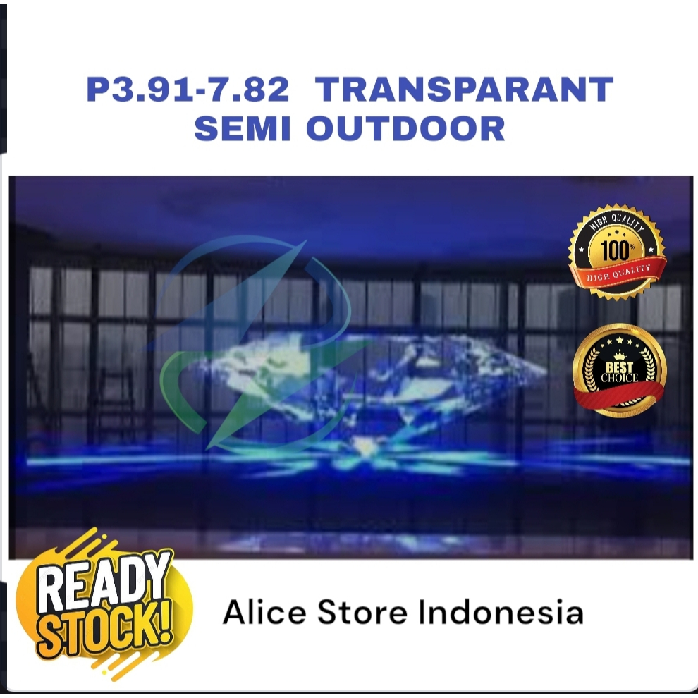 Videotron P3.91-7.82 Transparent Semi Outdoor