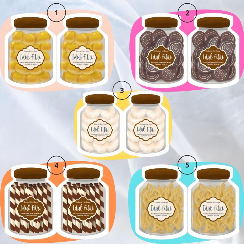 

ISI 5 Pcs Amplop Lebaran Toples 3D terbaru 2025 / Amplop Kue Lebaran Toples /Angpao Lebaran Unik