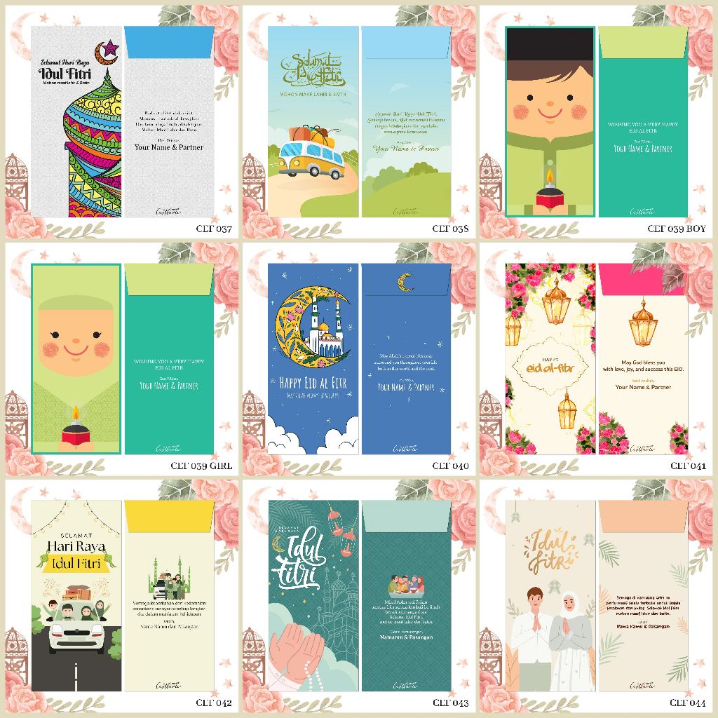 

Custom Order - Angpao Lebaran | Mubarak Angpao | Amplop THR Idul Fitri (CLV CEF Collection 5)