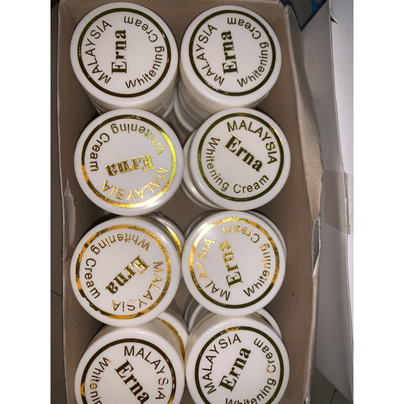 CREAM ERNA MALAYSIA (harga 1 BOX) CREAM ERNA / CREAM ERNA ORIGINAL / BIBIT PEMUTIH / BIBIT RACIKAN /