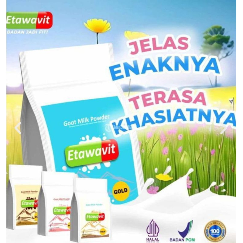 

Etawavit Goat Milk Powder - Susu Kambing Etawa - Etawavit Kemasan 1000 Gram