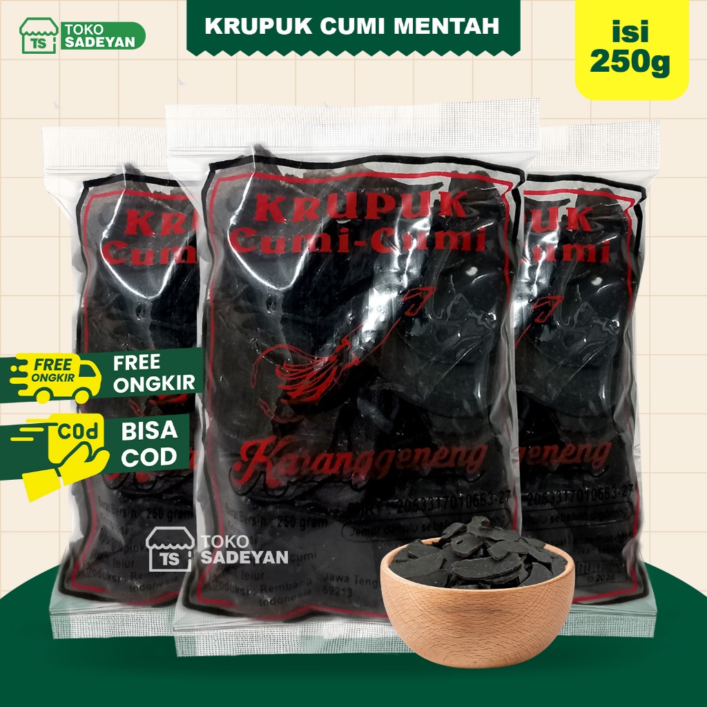 

Kerupuk Cumi Mentah 250 Gram Oleh Oleh Rembang