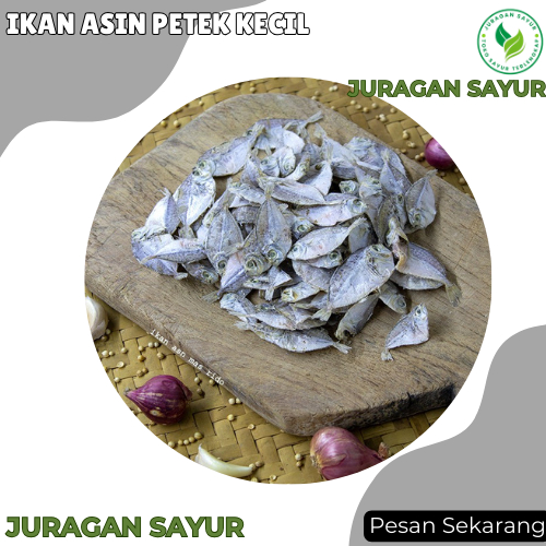 

Ikan Asin Petek Kecil - Ikan Asin Petik Super - Juragan Sayur