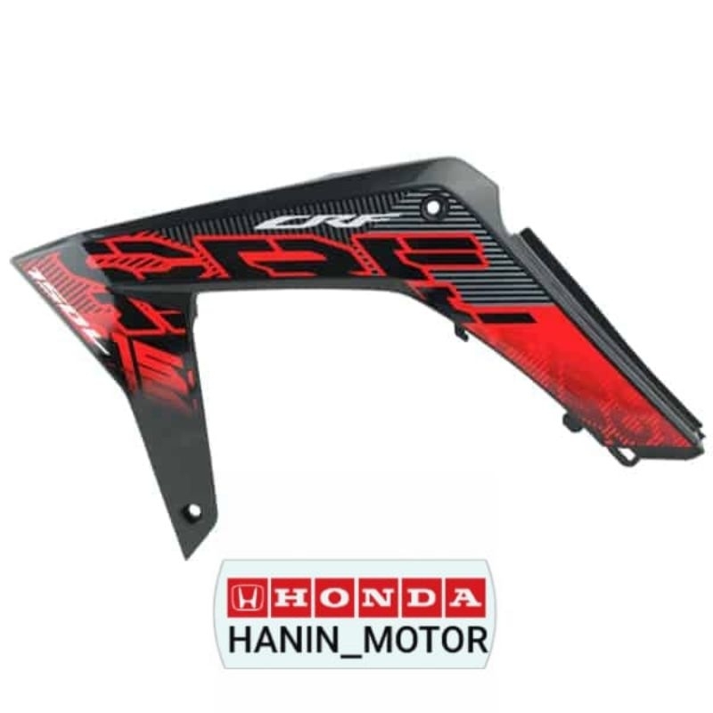 Cover Body Set Kiri Hitam Type 1 Honda CRF150L K84 ORIGINAL 17556K84610ZA