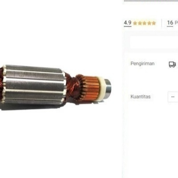 

Armature Ketam MODERN M-2960 Angker Tengah M 2960 Gulungan Planer