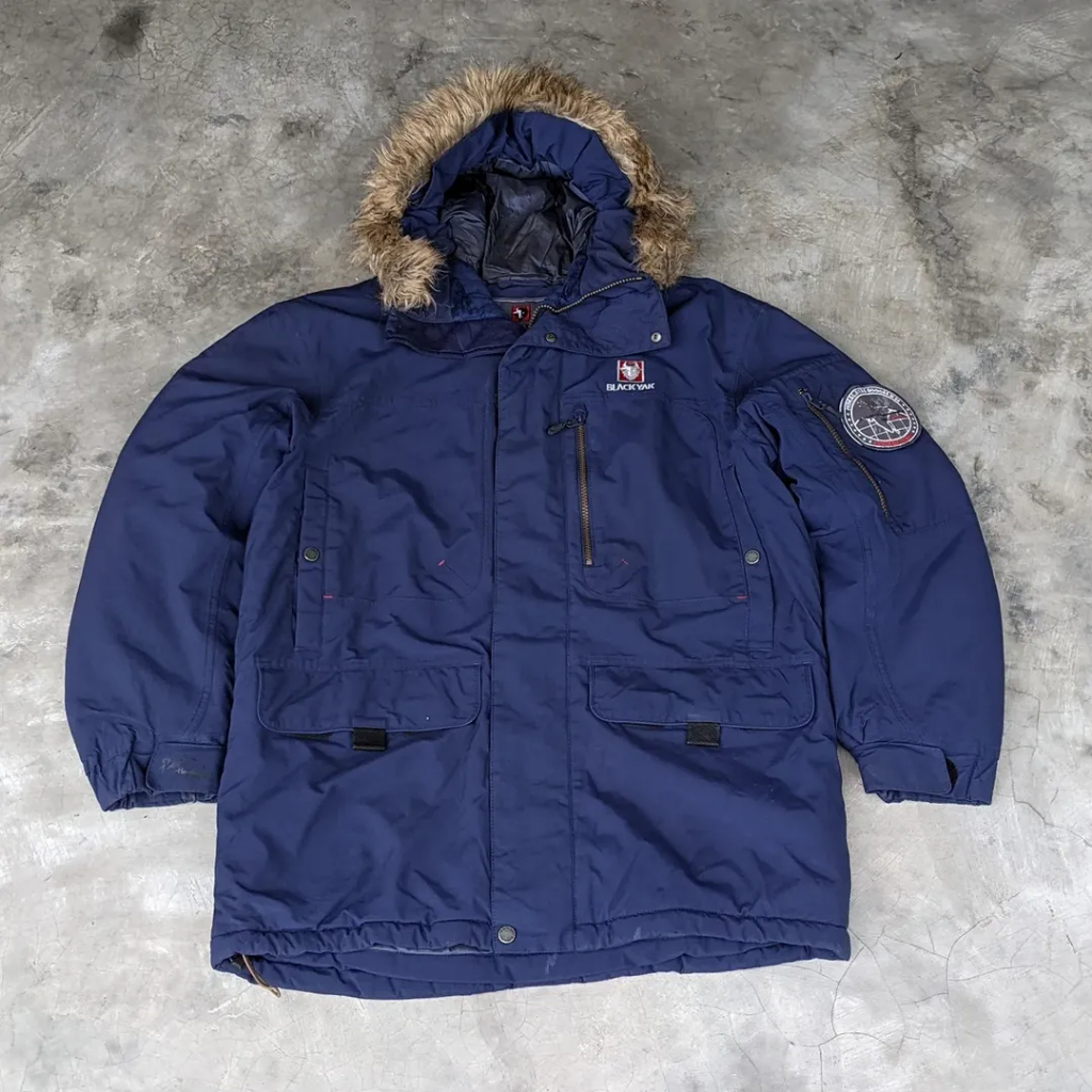 BLACK YAK Jaket Winter Jaket Outdoor Jaket Musim Dingin Warna Navy Original Size L