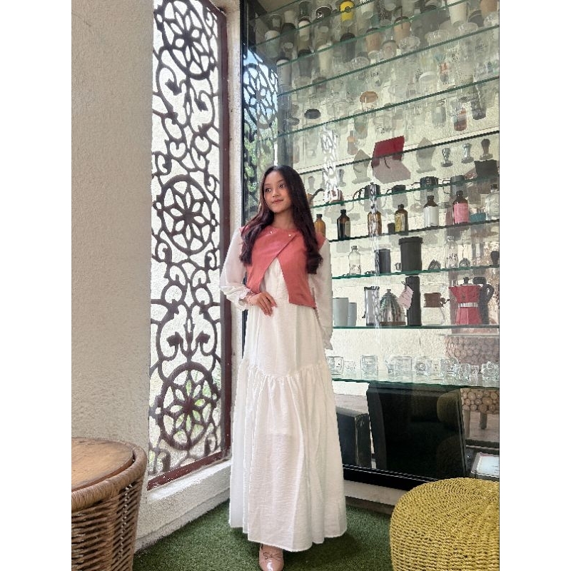 Kalena One Set | Sleeveless dress Korea | Blazer