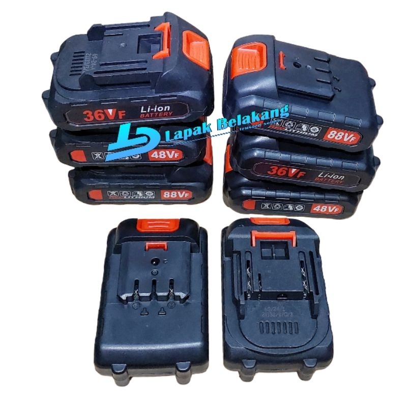 JLD baterai bor 36v 24v 48v 88v universal bisa untuk berbagai merek baterai mesin potong rumput 5cel