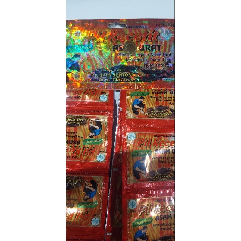 Pil kecetit asam urat dan nyeri otot isi 20 saset