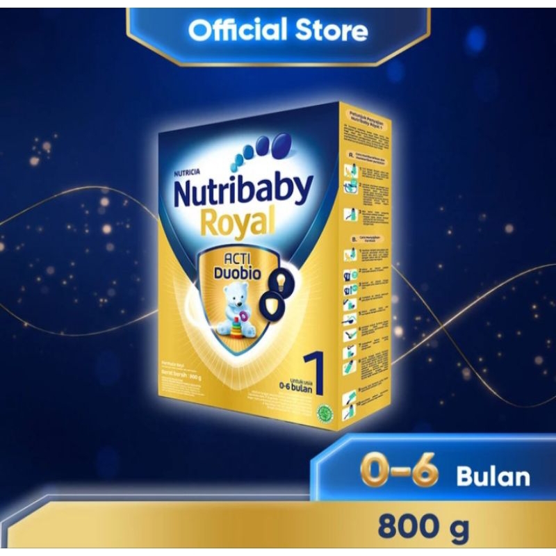 Nutribaby Royal 1 Susu Formula Bayi 0-6 Bulan 800gr // Nutribaby Royal 1 Formula Bayi Bubuk 800 GR