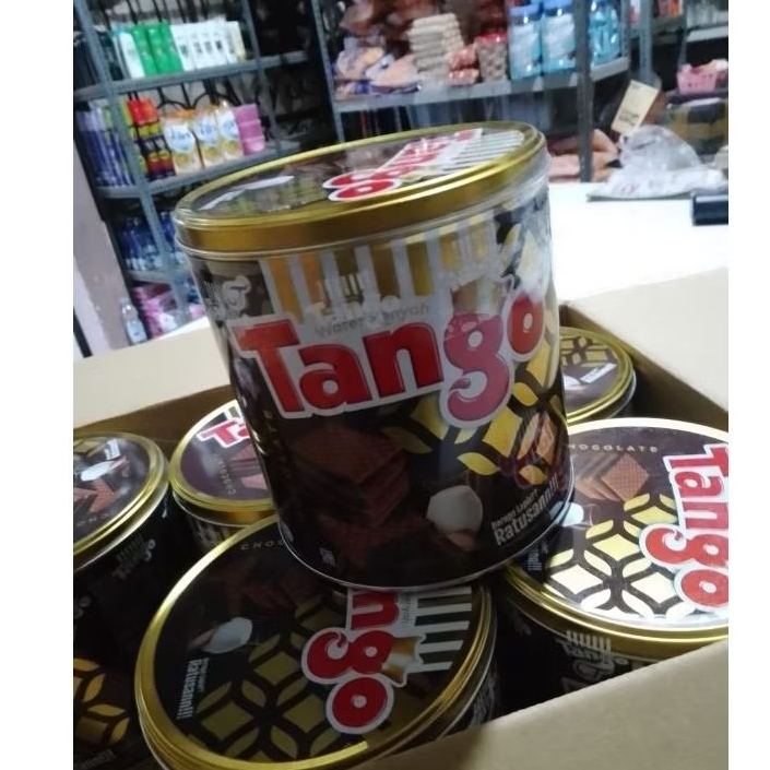 

Tango wafer coklat karton isi 6 kaleng exp Jan 2026